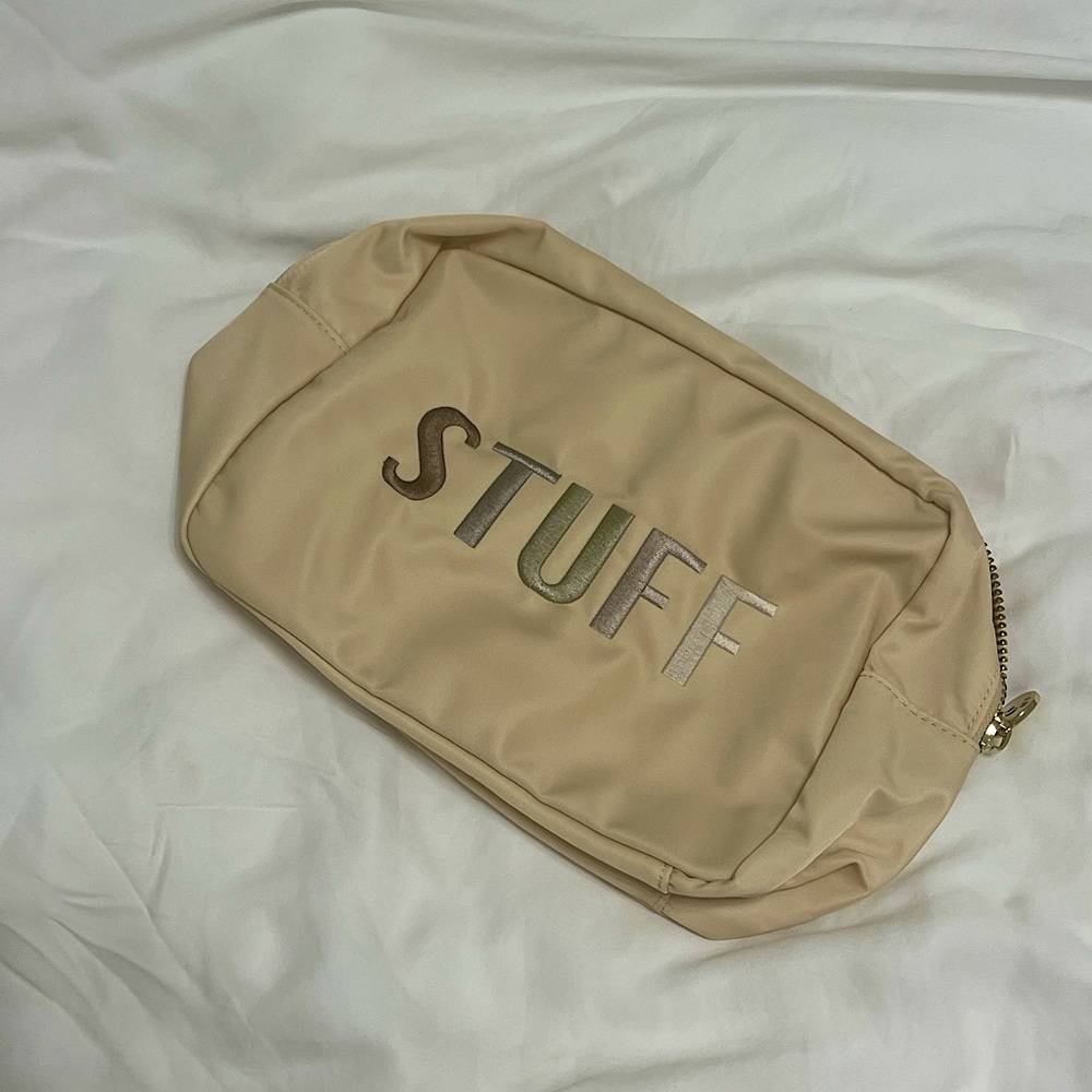 Stoney Clover Beige Large Pouch